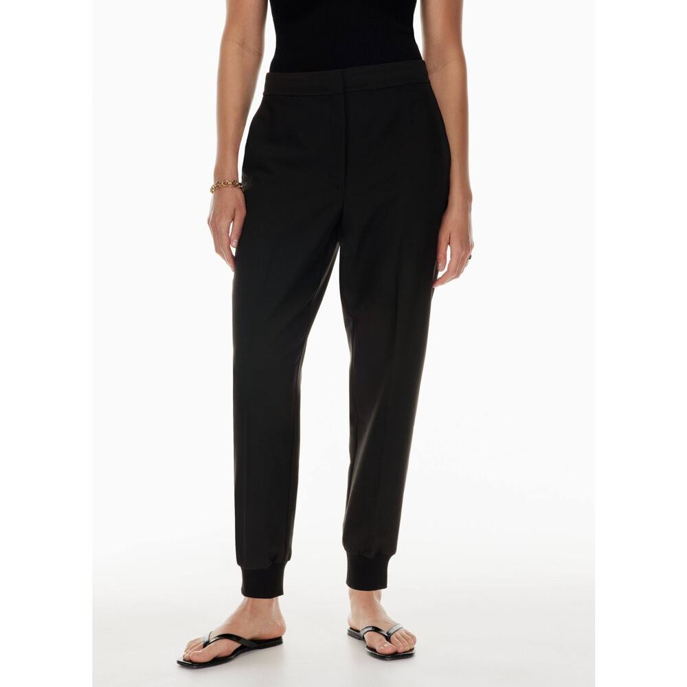 Aritzia Babaton Atelier Allegory Jogger Trouser Pant Black Size 8